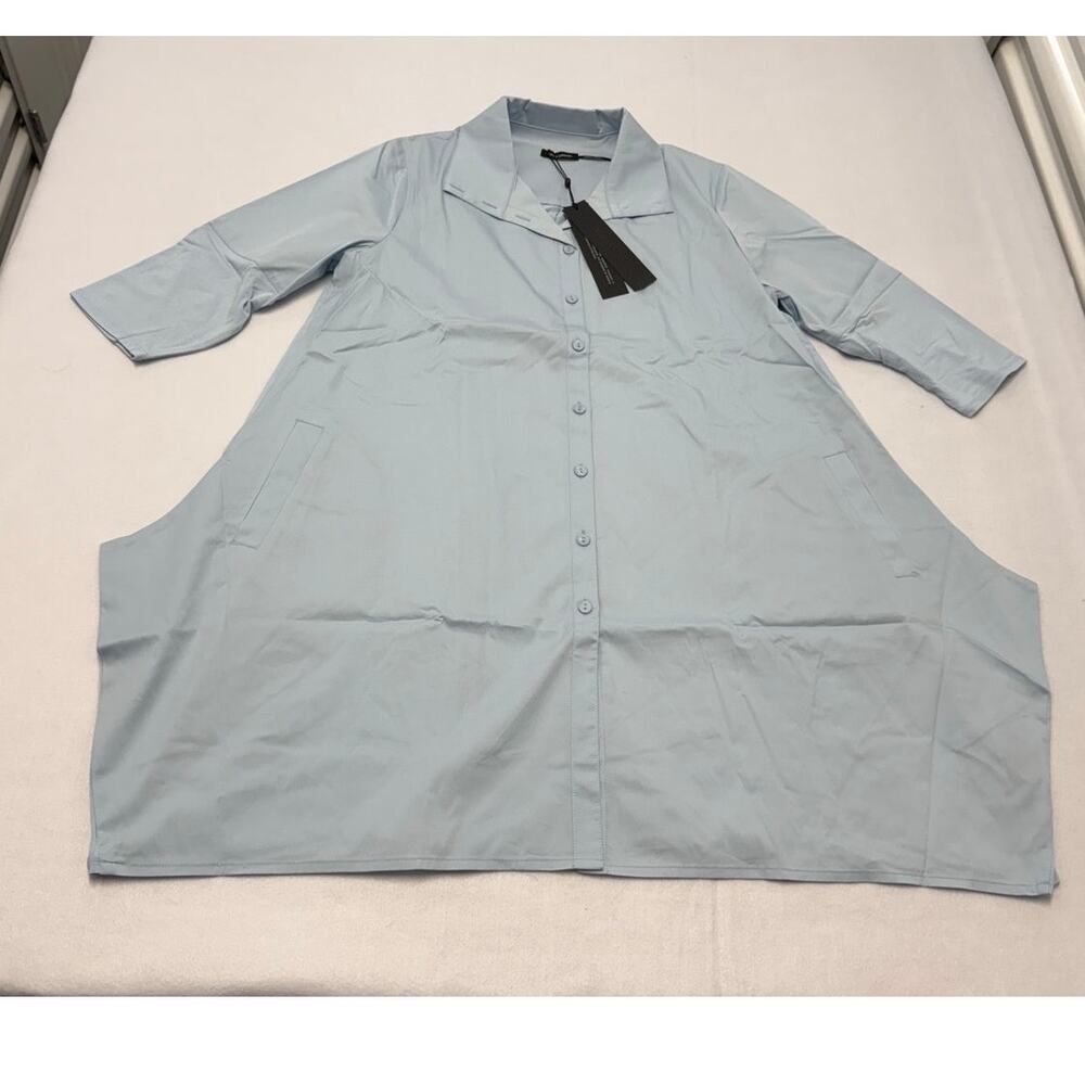 NWT Stella Carakasi Tiburon Tunic Icon Color Chambray Women's Size M